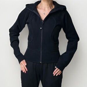 Lululemon Black Scuba Full-Zip Hoodie Size 4